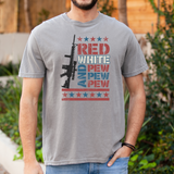 Red White Pew Tee