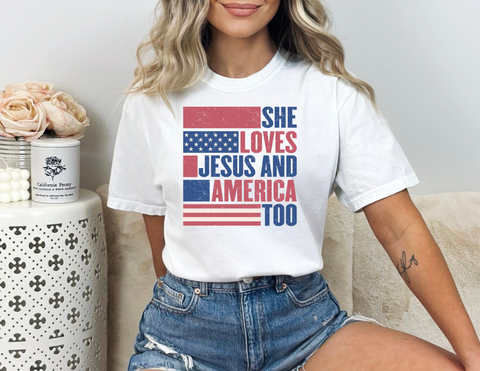 Jesus & America Tee